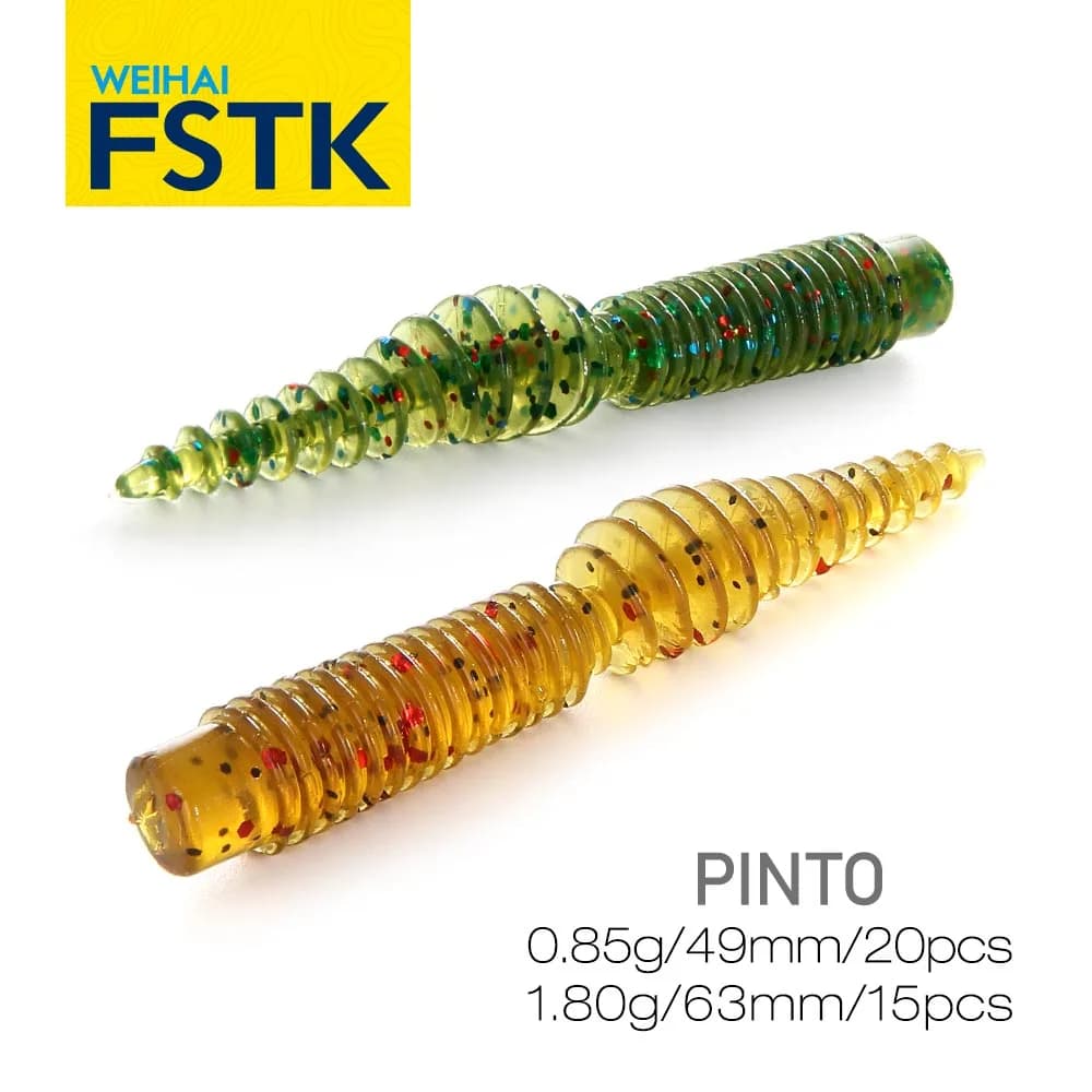 FSTK Verme Esca Odore di Pesce Esche Da Pesca Pesca alla carpa 49mm 63mm Pesca Bass Richiamo Morbido Wobblers Pesca Alla Carpa Isca Esche Artificiali
