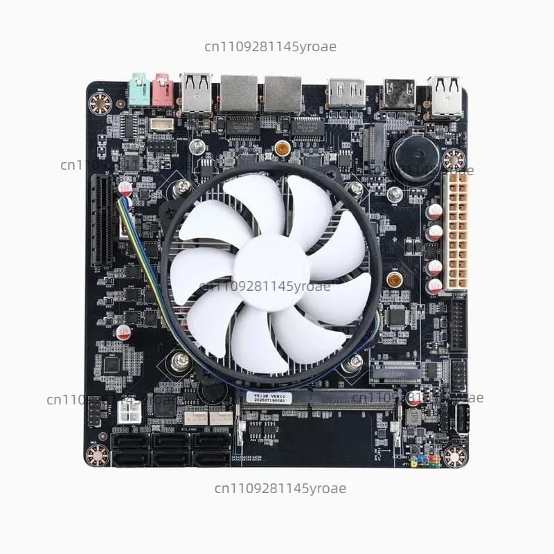 Mini‑ITX Storage Mainboard 17×17cm, 6×SATA3.0, Dual I226 2.5G Ethernet, 2×M.2, PCIe Slot, For DIY NAS & Soft‑Router