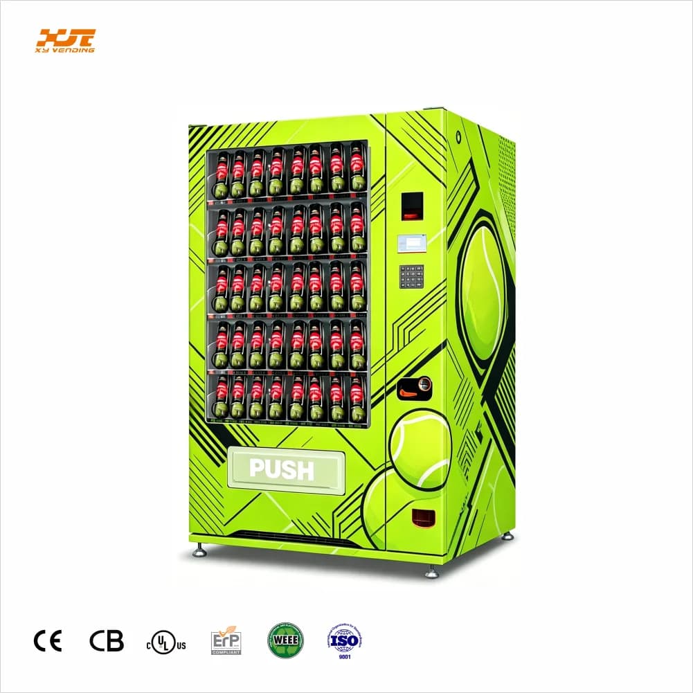 CE UL Certified Reliability Manufacture Customization Tennis Ball Vending Machine on Sale