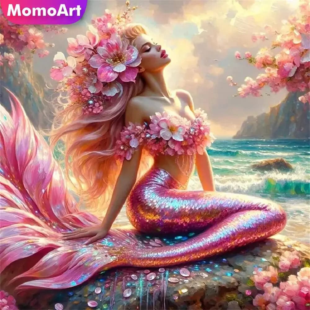 Momoart Lupo Pittura Diamante Animale Nuovo Arrivo Diamante Mosaico Luna Fiume Immagine Di Strass Kit Tramonto Wall Art