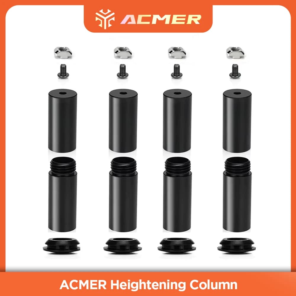 Colonna di rialzo ACMER per macchina per incisione laser, in metallo, per espansione gambe, compatibile con macchine per incisione laser ACMER P1 S PRO P1 P2 33W