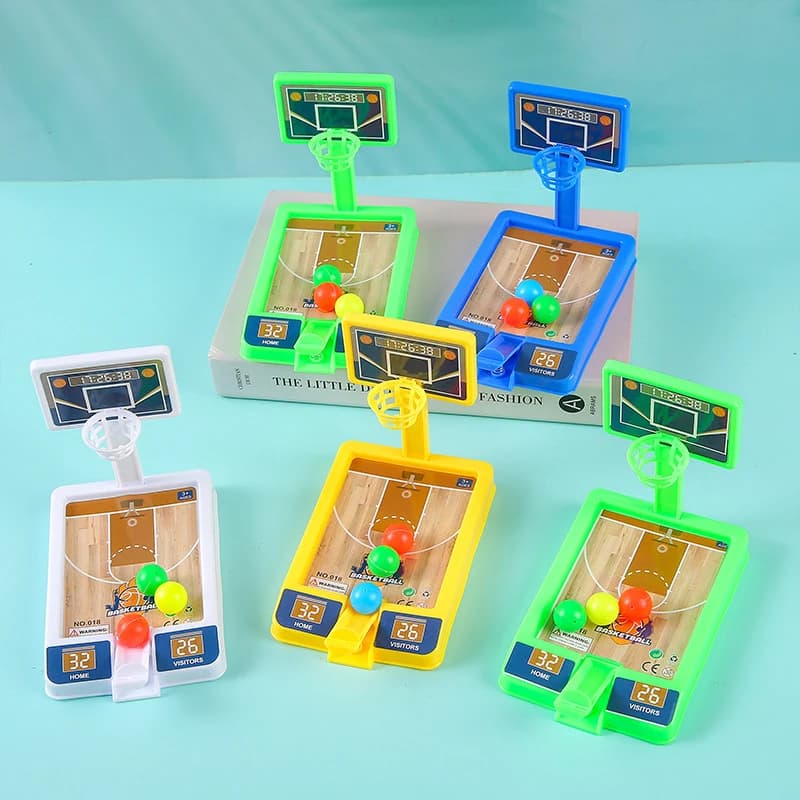 Mini supporto da basket giocattolo da tavolo macchina da gioco giocattoli di interazione genitore-figlio giocattoli da interno per bambini per regali per bambini