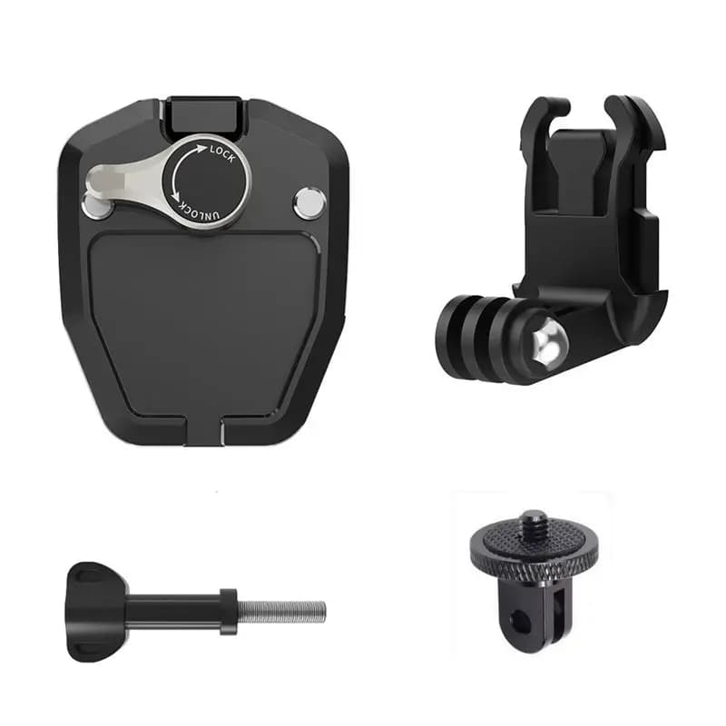 New-Motorcycle Windshield Clip Aluminum Alloy Mount For Gopro Hero 12 X3 Action 3 4 Camera Accessories