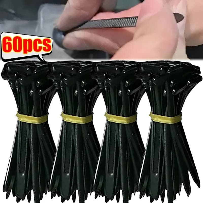60/1 pz Nylon Universale Fascette Fibbia Heavy Duty Autobloccante Fascette In Nylon Supporto multiuso Fascette In Plastica Strumento