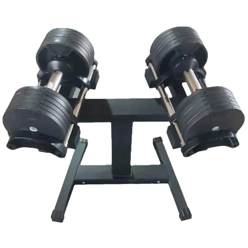 Gym fitness arm training with custom adjustable handlebars of 40 kg ready