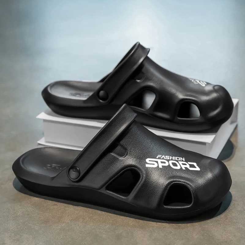 Men Slippers Outdoor Leisure Unisex Bath Sandals Flip Flops Indoor Beach EVA Slides Luxury Non-slip Light Home Casual Platform