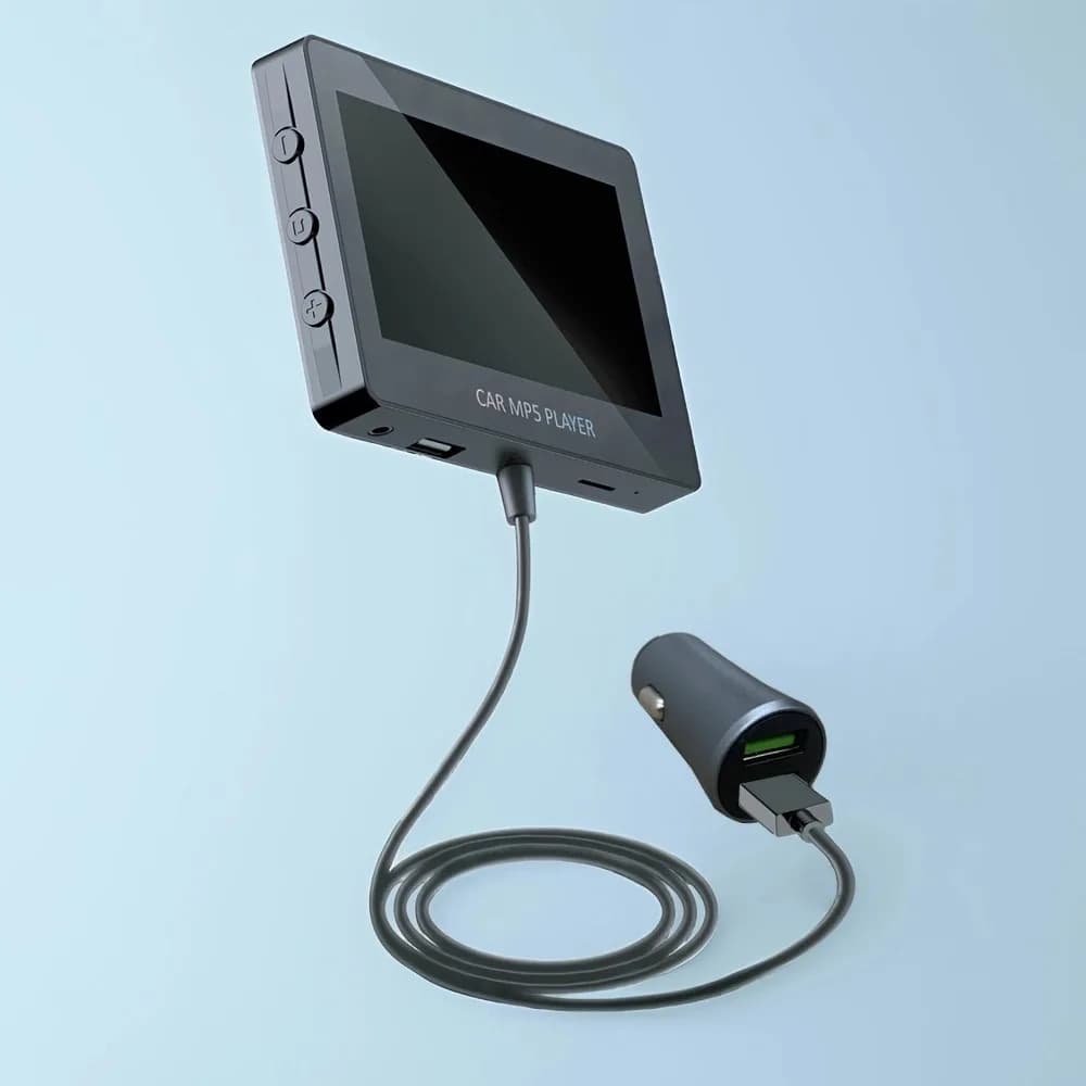 Ricevitore audio per auto Trasmettitore FM Bluetooth Lettore MP5 da 4,3 pollici Display Supporto TFcard Video Telecomando Non touch screen