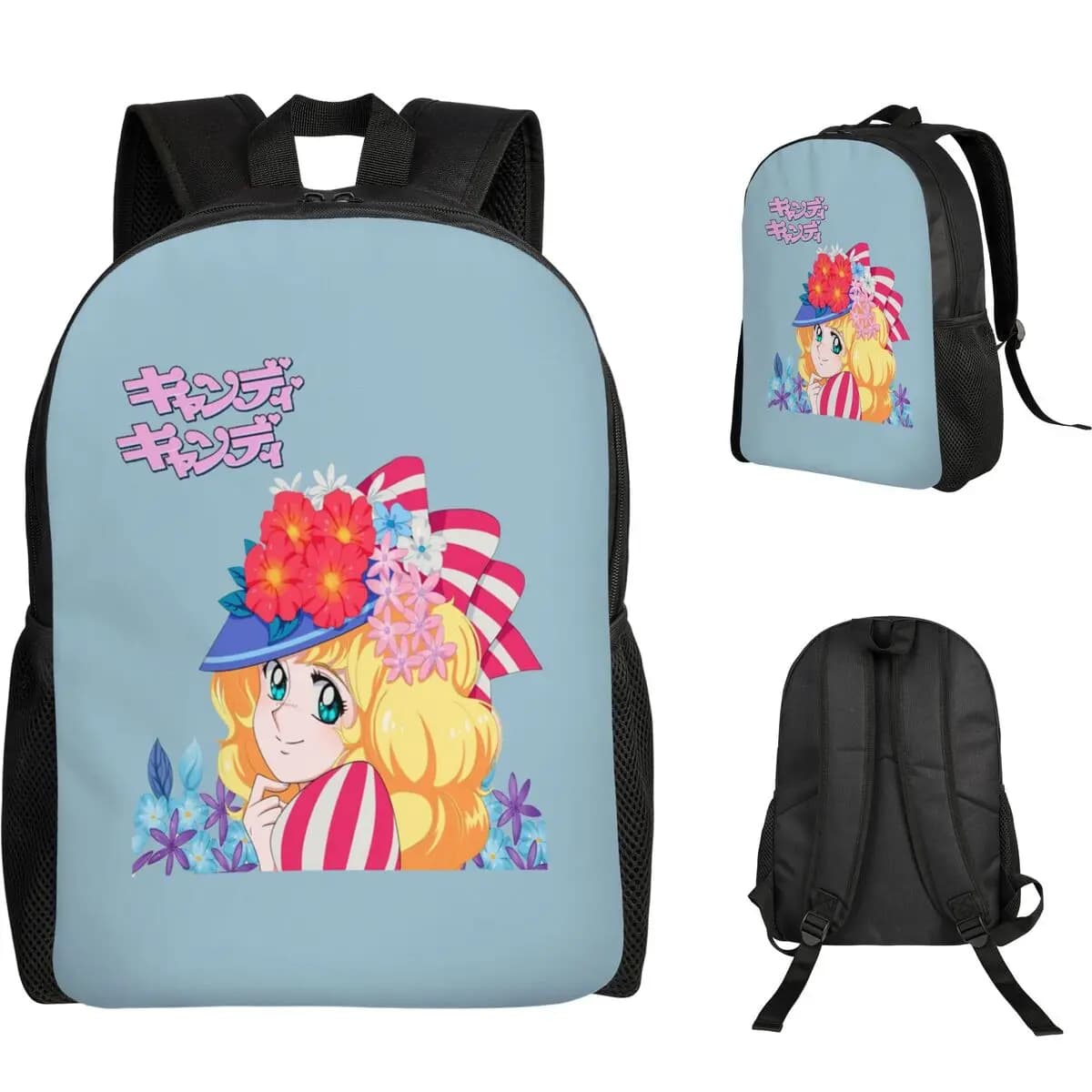 Zaino Candy Candy Anime Manga per studenti, ragazzi e ragazze, borsa per libri, borsa per la scuola, borse a tracolla per laptop