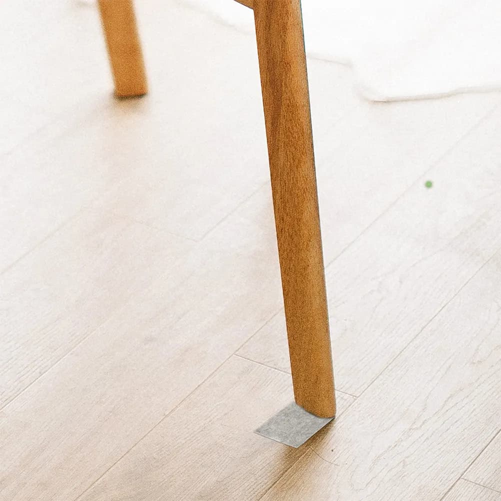 2Pcs Felt Strips Self Sticking for Furniture Legs Chair Table Feet Protection Non Slip Quiet Glide Hardwood Carpet Floor