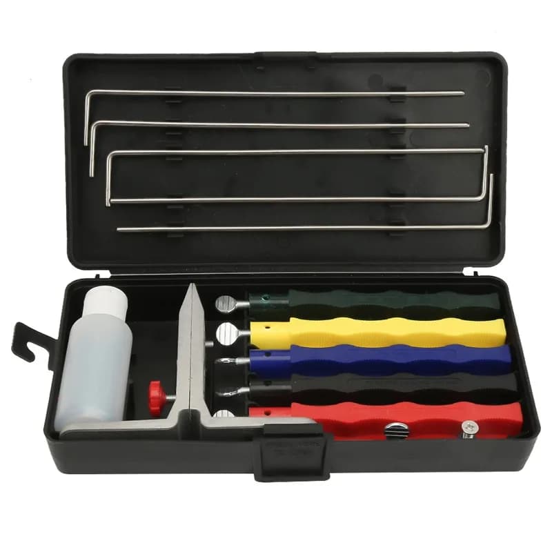 Set di pietre per affilare smerigliatrice Kit di sistema per affilare i coltelli ad angolo FiX da cucina professionale Set per affilare l'angolo FiX