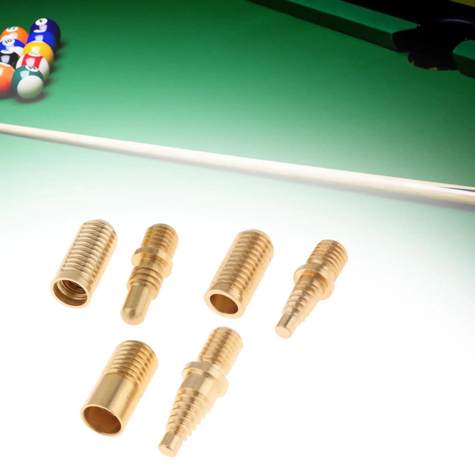 Viti per Giunto Stecca da Biliardo, Viti per Punta Stecca da Biliardo per un Migliore Controllo, Viti Metalliche per Stecca da Biliardo, Accessorio per Stecca da Biliardo Facile da Installare