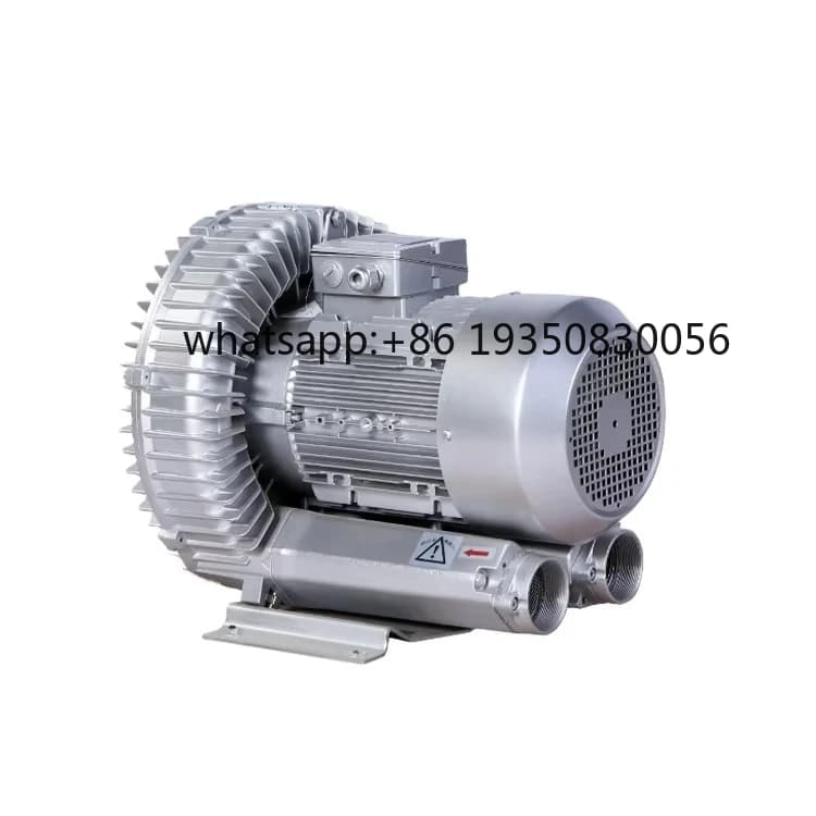 3 Phase Single Stage 3Kw Aeration Blower Electric Side Channel Blower High-Pressure Ring Turbine Blowers Vacuum Pump