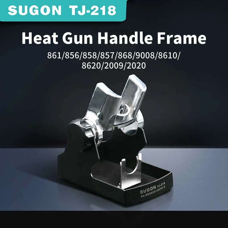 SUGON Pistola ad Aria Calda Stazione di Rilavorazione Maniglia Staffa Telaio Sleepseat Compatibile Per 861/856/858/857/868/9008/8610/8620/2009/2020 Base