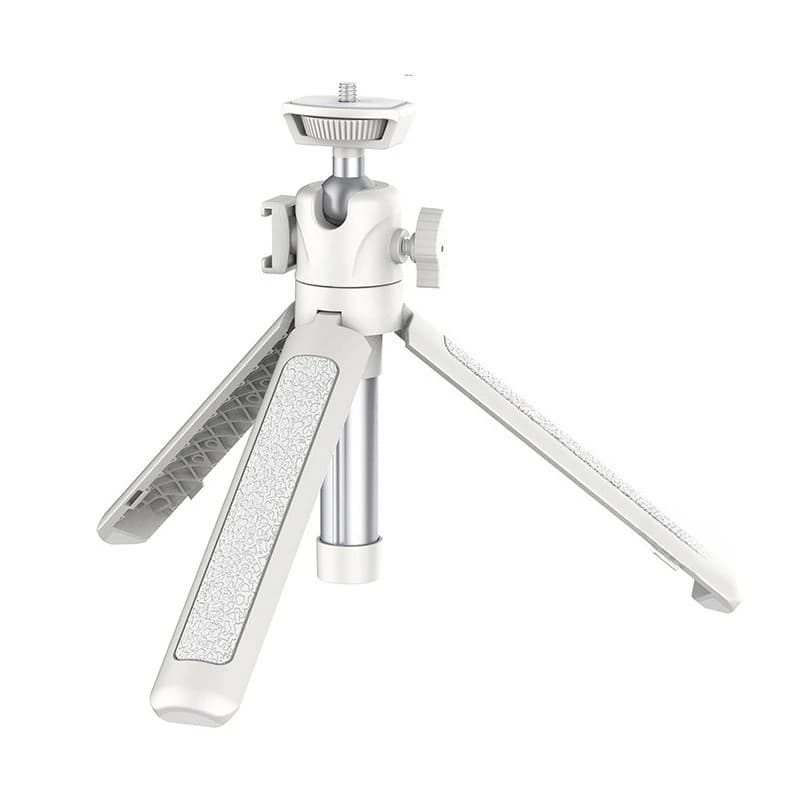 Versione bianca MT-16 treppiede per telefono cellulare micro-fotocamera singola supporto per selfie stick Vlog