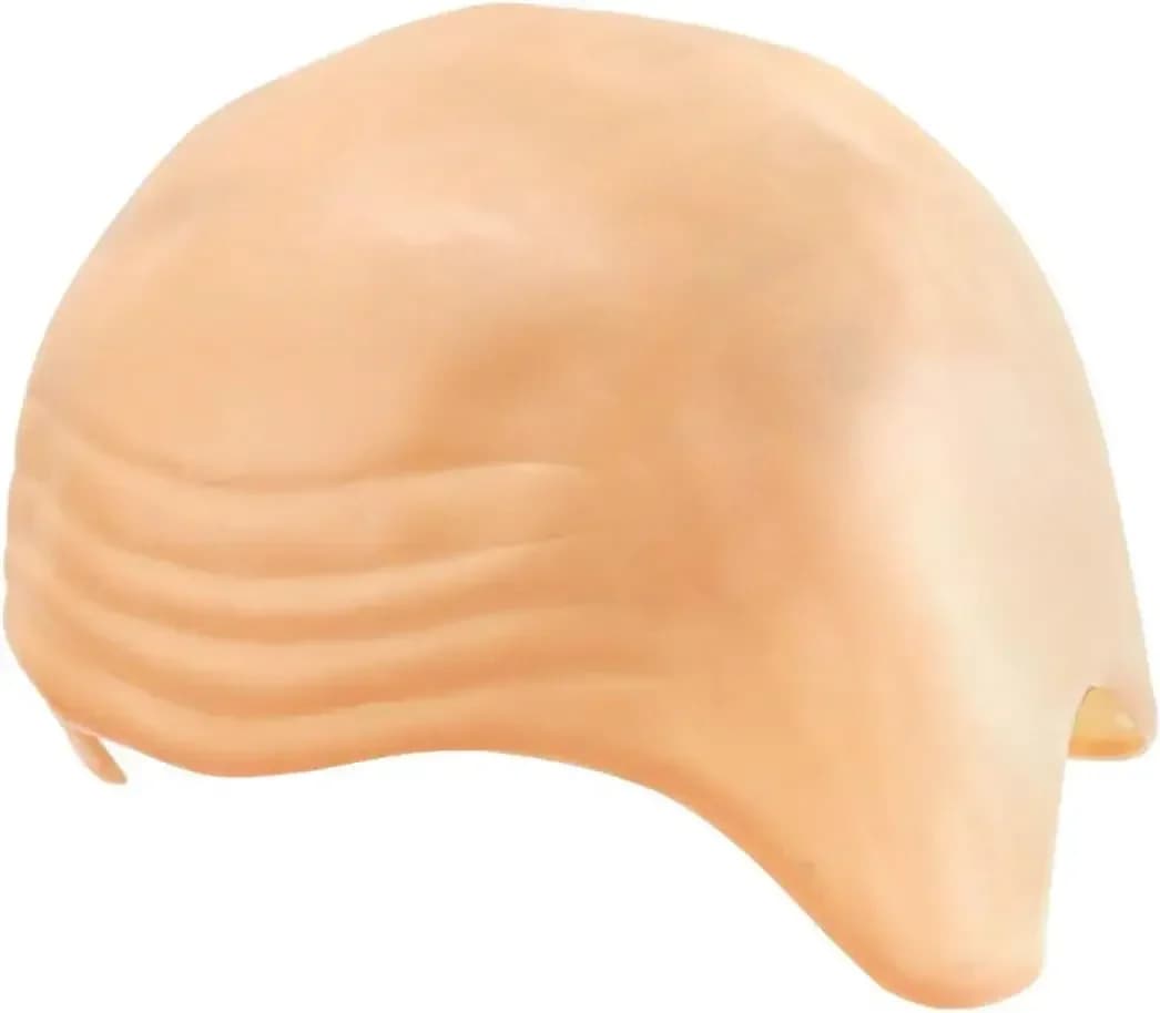 Synthetic Anime thick calve skin head without hair skull fake dress operated Cosplay dress for men woman Halloween party