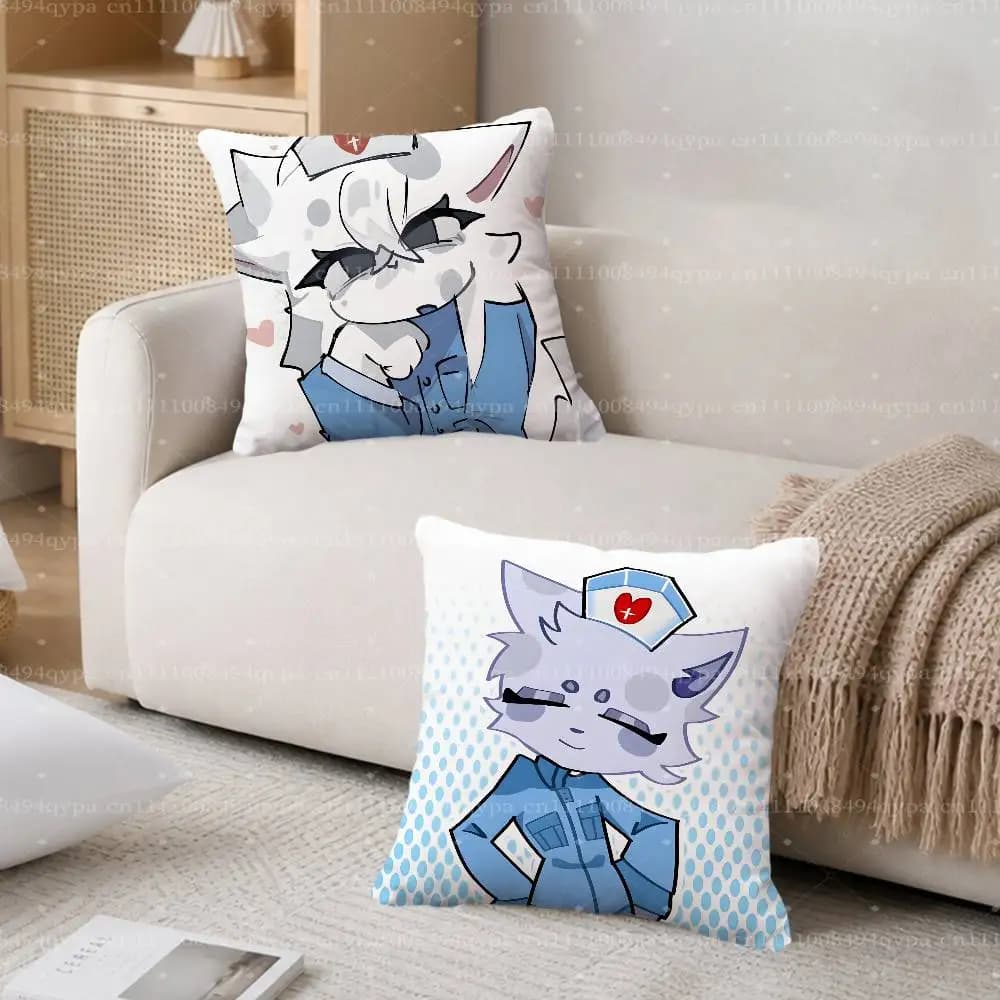 A-Animal Hospital Head Nurse Secret Agent Throw Pillow Case Pillowcase Cover Living Room Couch Cushion Case Home Decor
