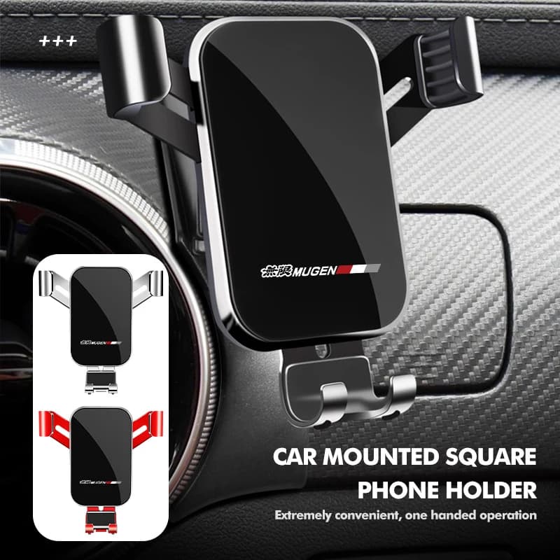 For Honda Air Outlet Gravity Phone Holder Car GPS Navigation Clamp Accessories Pilot Jazz Jsracing Mugen Civic Accord Fit City