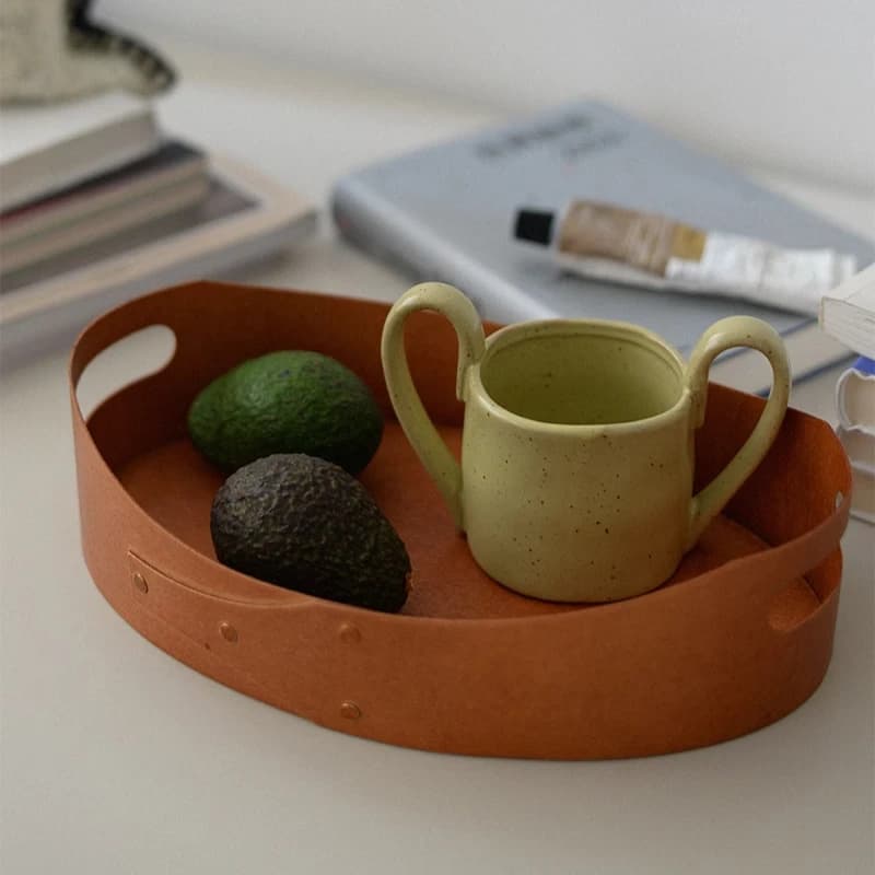 Scatola portaoggetti in legno massello INS, vassoio vintage fatto a mano con manico, organizer per ingresso ad alta estetica, piastra aromatica con ampio display