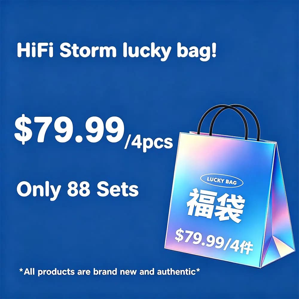 HiFi Storm HiFi Earphone Lucky Bag Nuovo prodotto originale Regali per i fan Include cuffie ARISYN HUO SHU Auricolari YST02 YST03