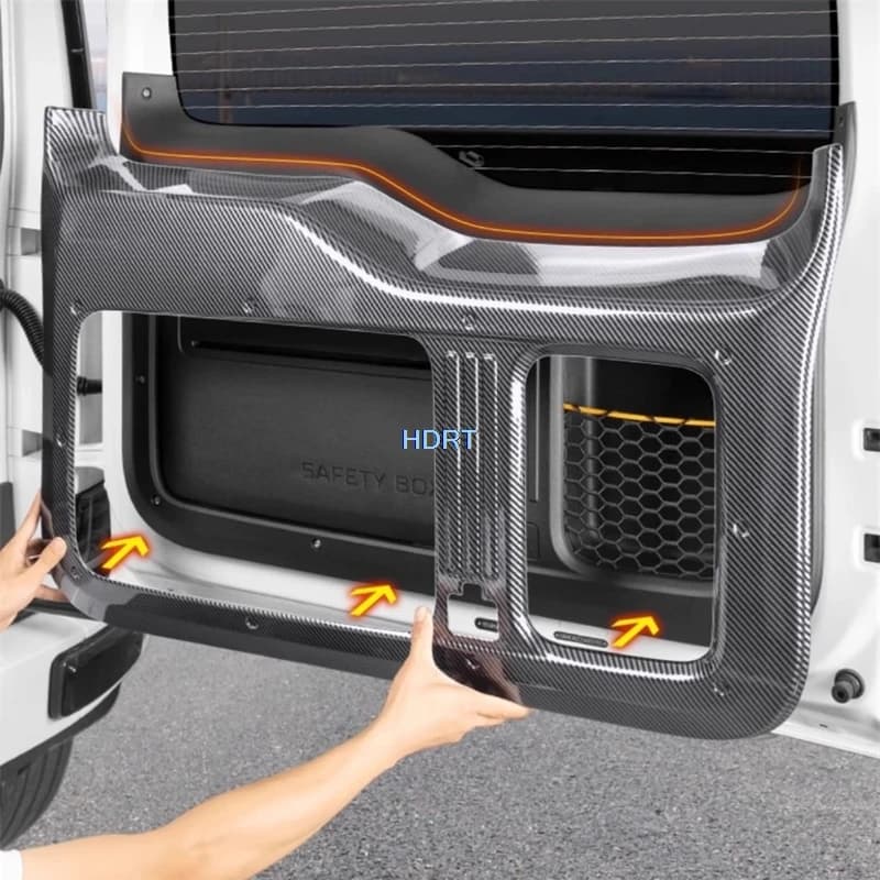 Misura Per Chery iCar V23/iCaur V23 2025 + Auto Stile Porta Kick Plate Sedile Lato Anti Scratch Pad Baule Posteriore Coda Boot Tappetino A Prova di Polvere
