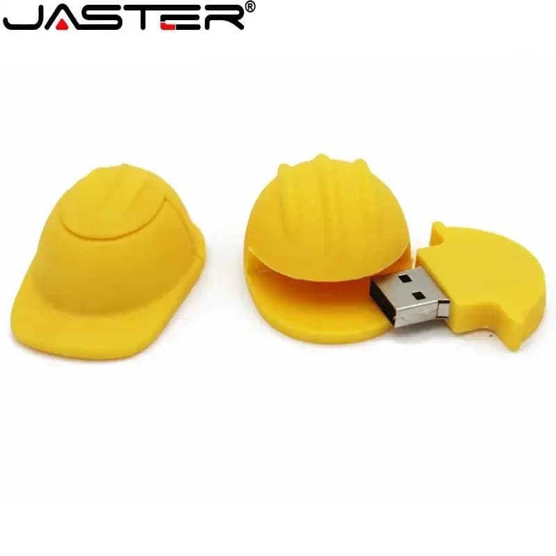 Sicurezza Fuoco Cartoon Pen Drive 32GB Casco Flash Unità Estintore Modello Memory Stick Idrante antincendio U Disco Capacità reale 64GB