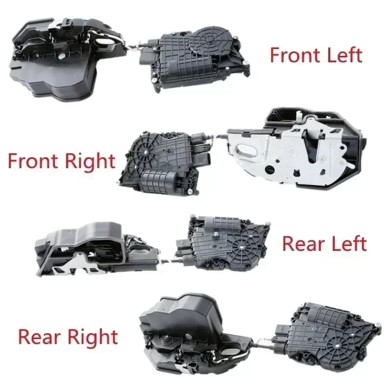 Sistema di chiusura ammortizzata attuatore serratura elettrica per auto per BMW X5 E70 X6 E71 E72 51217315019 51217315022 51227315023 51227315024