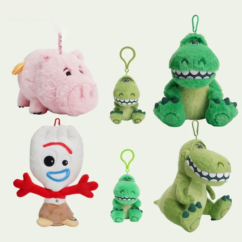 Disney Toy Story Classic Anime Piccoli ciondoli in peluche Portachiavi in peluche Ciondolo per borsa da scuola Regali di Natale per bambini