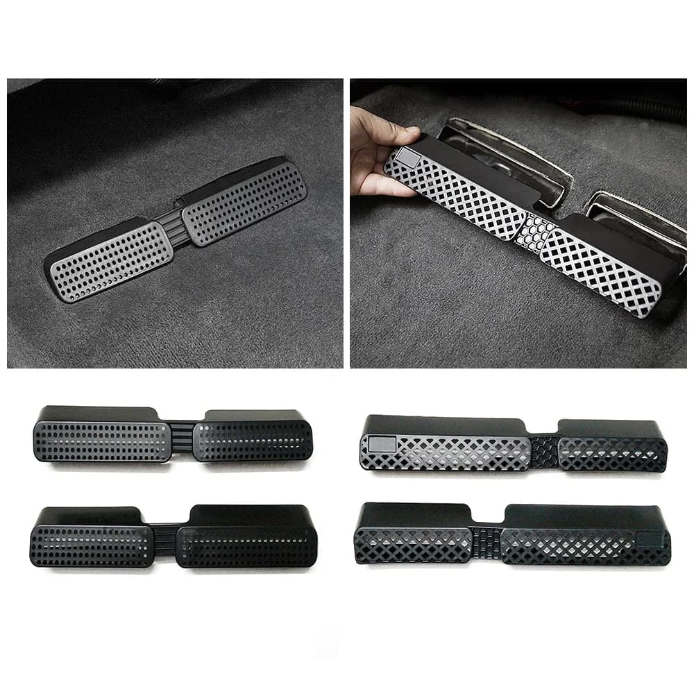 Per Audi Q5 2008-2021 sotto il sedile pavimento posteriore riscaldatore AC condizionatore d'aria copertura di sfiato griglia copertura di uscita Trim
