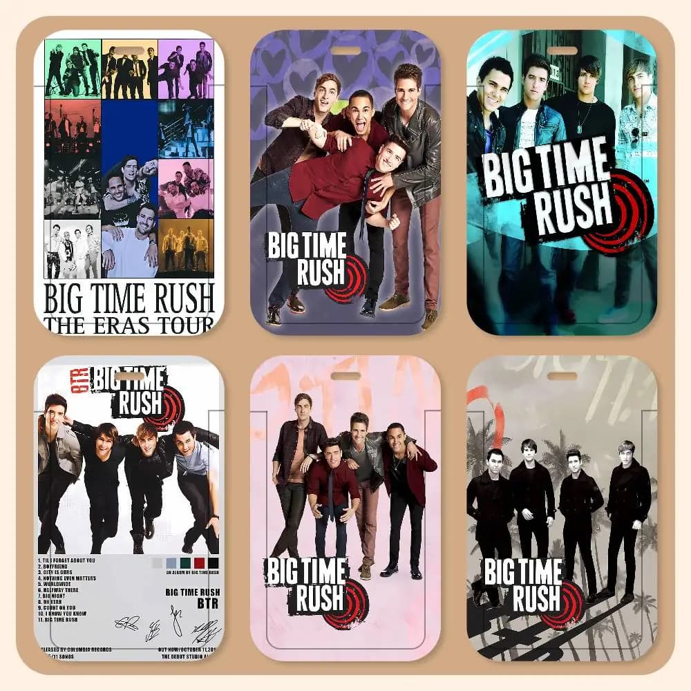 Big Time Rush Lanyard Card Holders Student ID Card Holders Neckband Card Holders Access Control Accessories Gifts