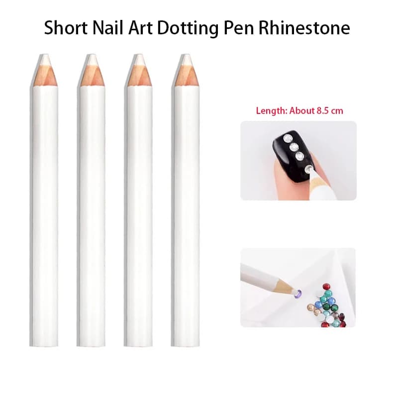 1 Pezzo Penna Adesiva per Applicazione Strass, Cristalli e Gemme per Nail Art e Pittura