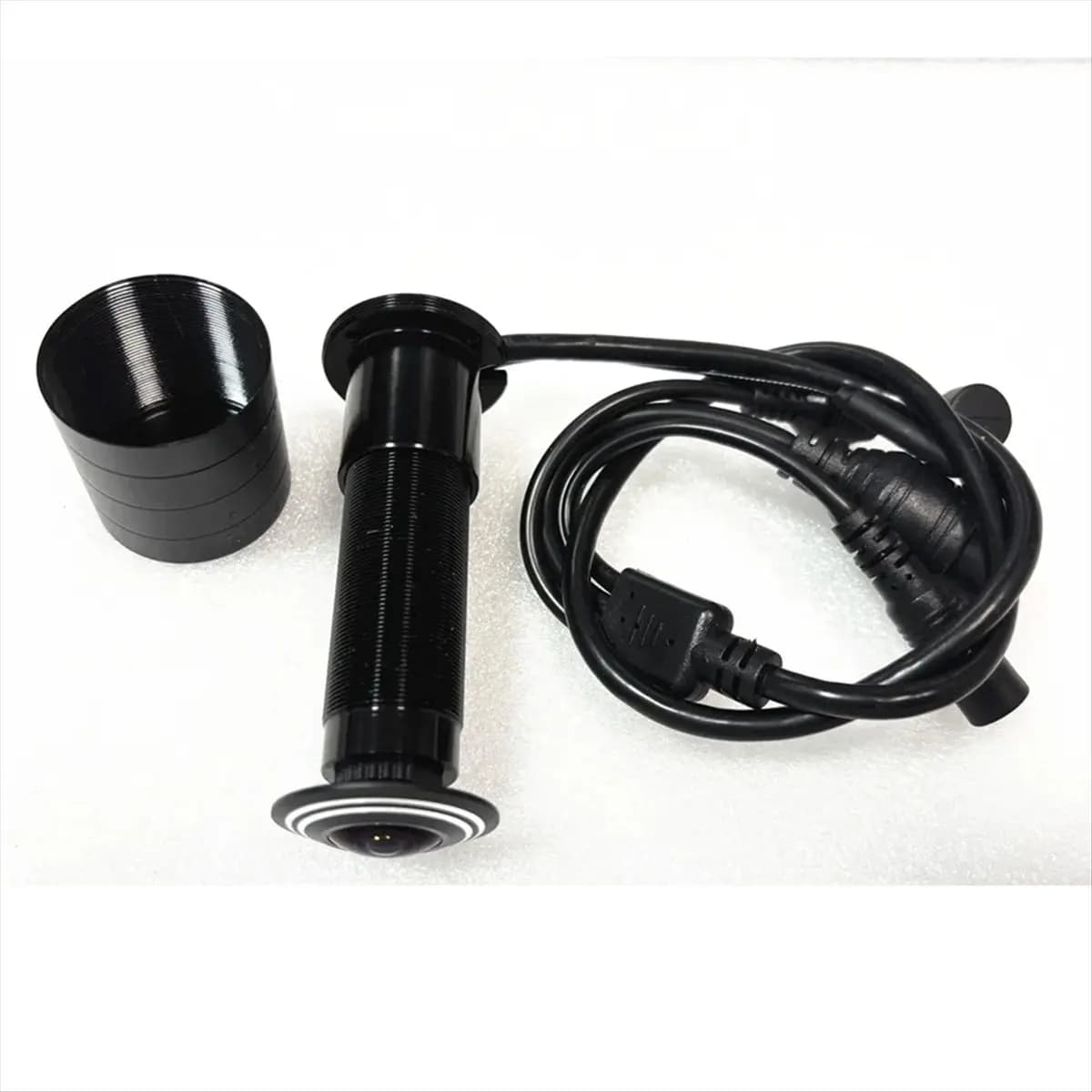 Telecamera IP POE ABNH 5MP per Spioncino, Mini Obiettivo con Rilevamento Movimento, Videocitofono, Telecamera di Sorveglianza Domestica