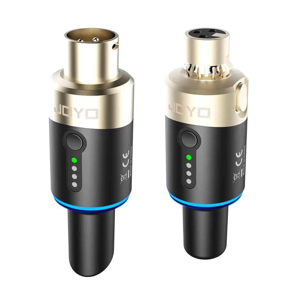 JOYO MW-1 Sistema microfonico wireless Ricevitore microfono wireless portatile da 5,8 GHz Intervista dal vivo Microfono dinamico Plug and Play