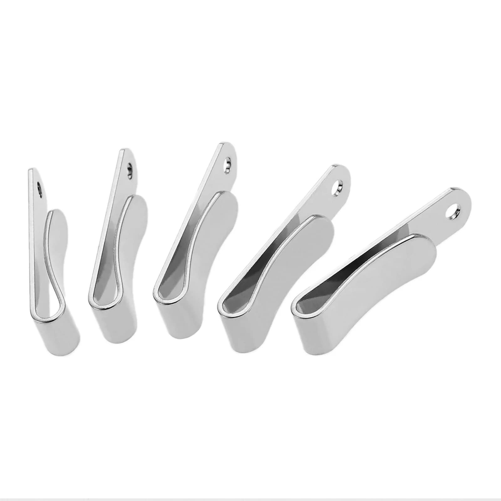 5pcs Spring Buckle Sheath Clip 32*8mm for Pockets Wallet Key Hooker DIY Accessories Replacement Belt Clip