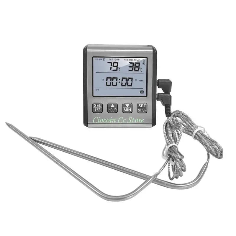 X90F Termometri per grigliate precisione 2 Sonda Allarme timer per cuocere forno e arrostire Lettura rapida e istantanea