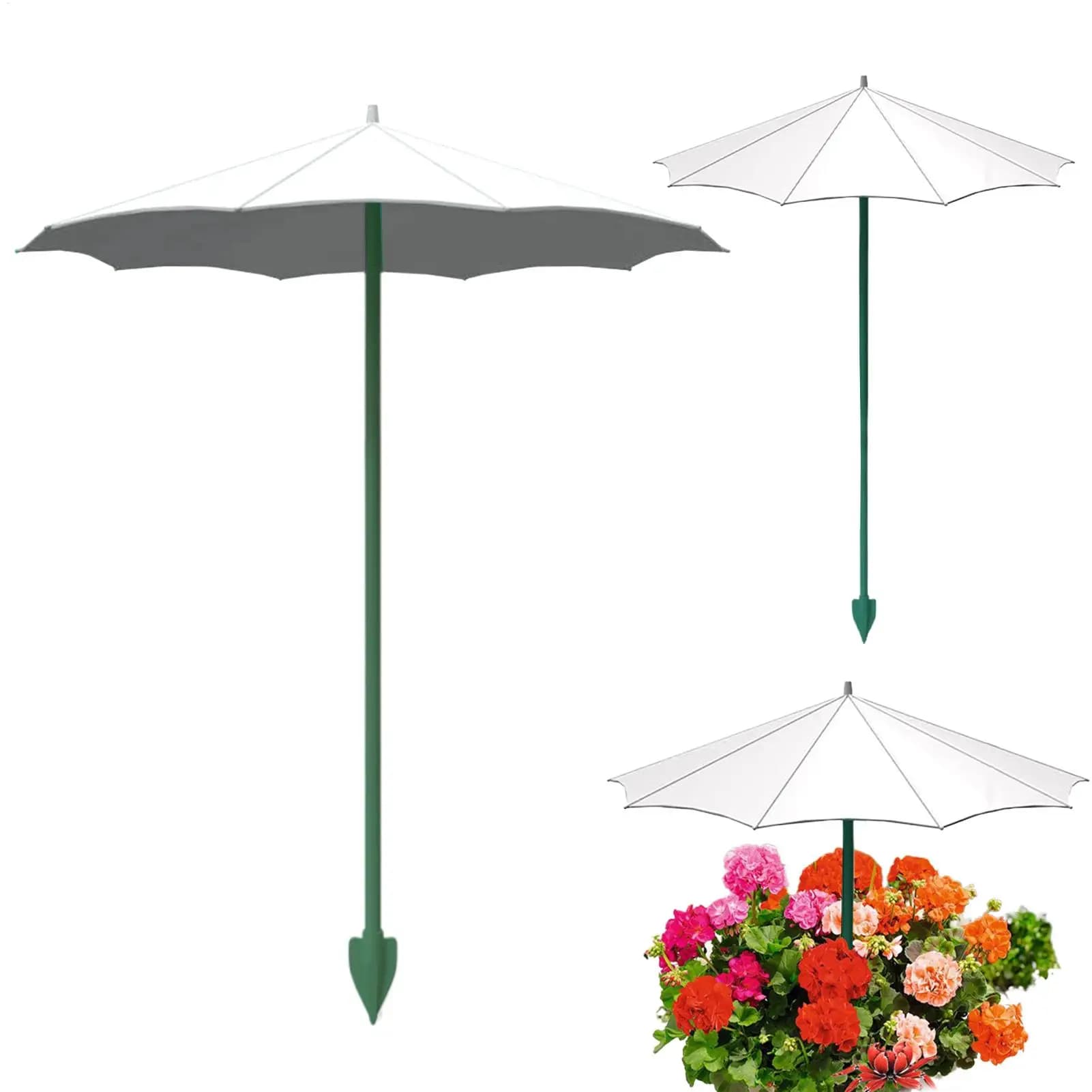 3pcs Plant Umbrella for Potted plants Seedlings sunshade umbrella UV-protective garden Plant Shades for Vegetables Seedlings