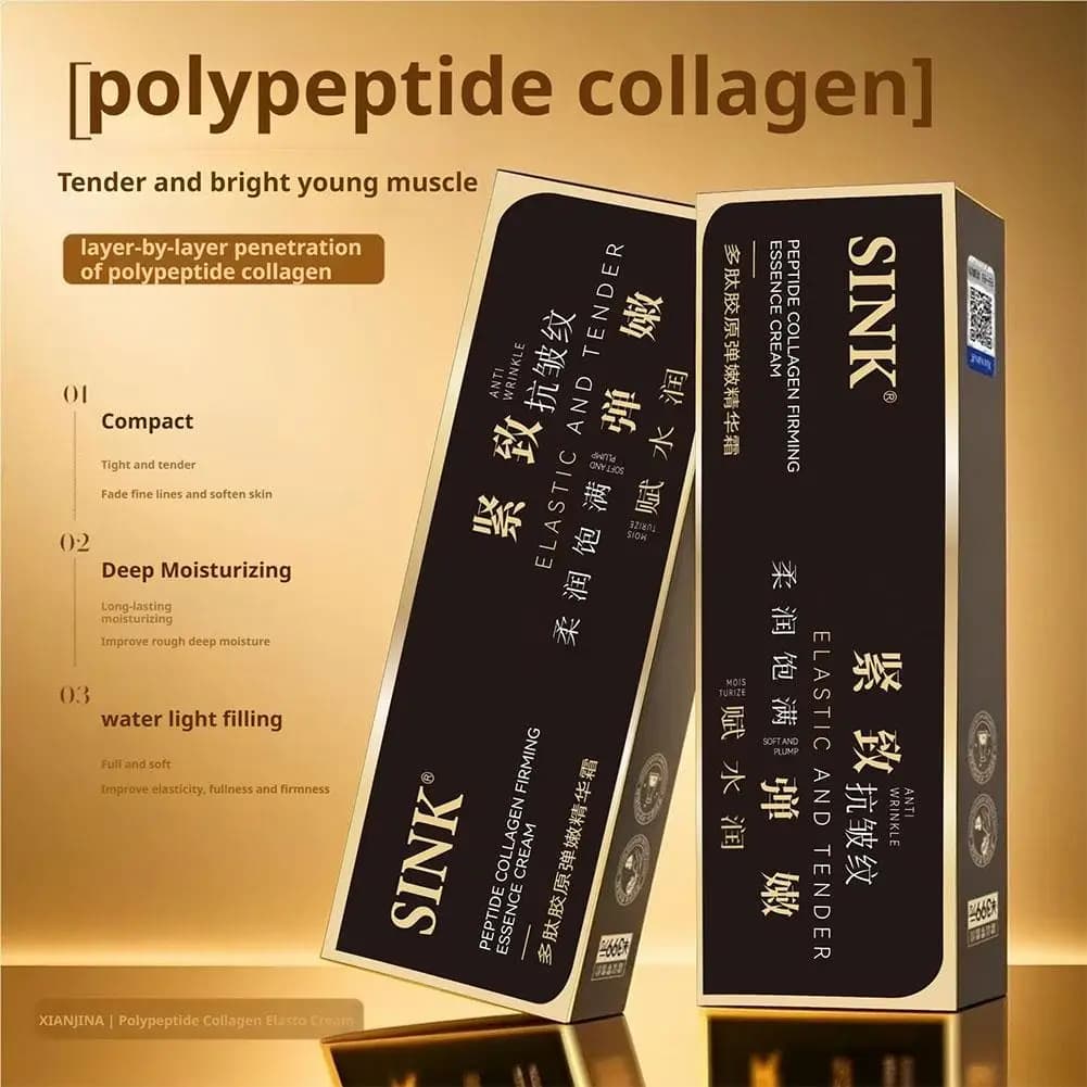 Cream Essence at the Collagen SINK, Rassodante and Anti-Rughe, Effectively improves Dryness, Hydrating for Elastic and Soft Skin