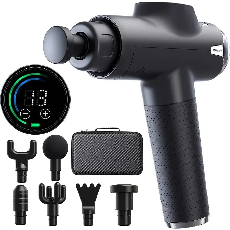 Deep Fabric Massage Gun for Athletics High Performance Percussion Massage to Relieve Targeted Pain Muscle Recovery and Deep Relaxation