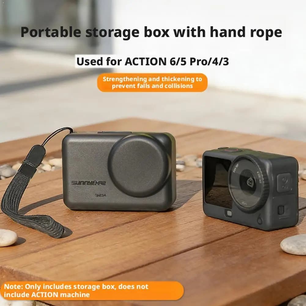 for DJI Osmo Action 6/5 Pro/4/3 Portable Protective Case Box Anti-Scratch Hard Shell Camera Protection Cover Travel Accessories