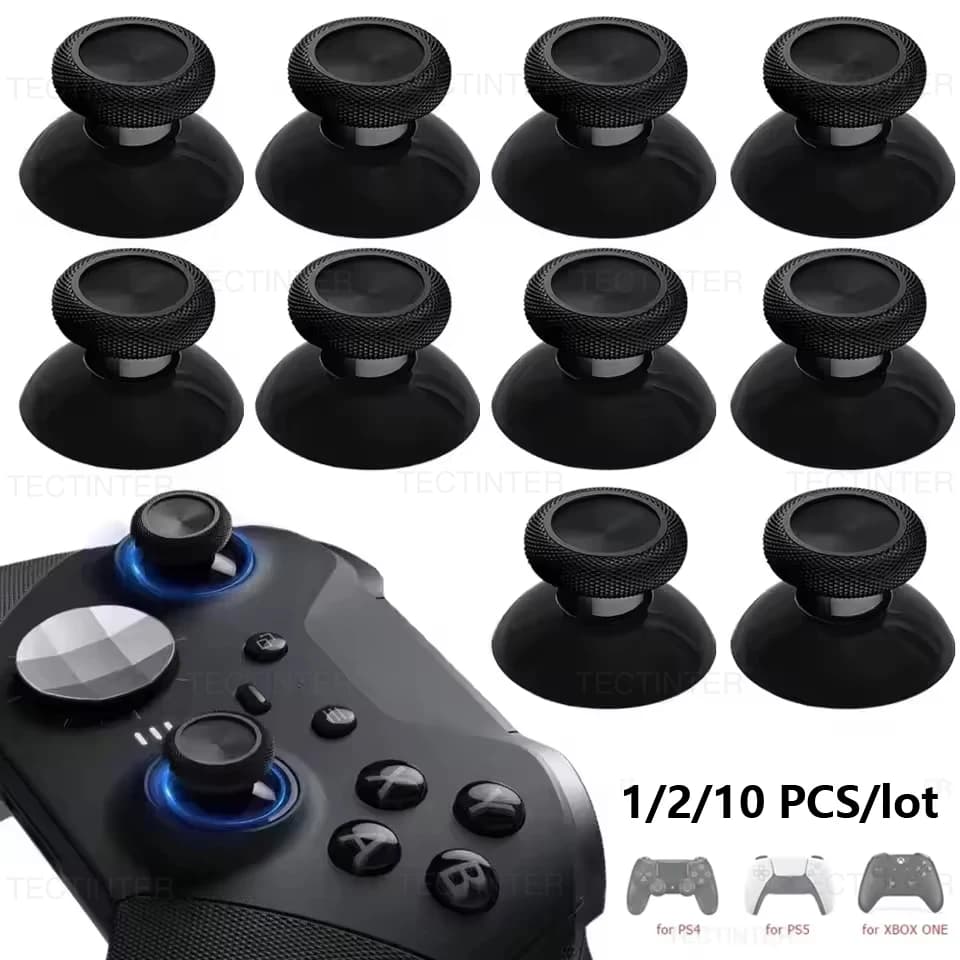 1/2/10 Pezzi Thumbstick Analogici di Ricambio per Controller PS5/PS4/PS3/PS2, Cappucci Joystick, Parti di Riparazione per Accessori XBOX ONE/360
