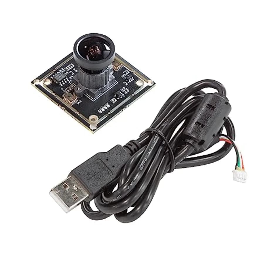 Webcam per laptop per videoconferenze Sensore CMOS IMX298 nero Risoluzione 16MP con supporto 4K UVC USB2.0 e microfono integrato