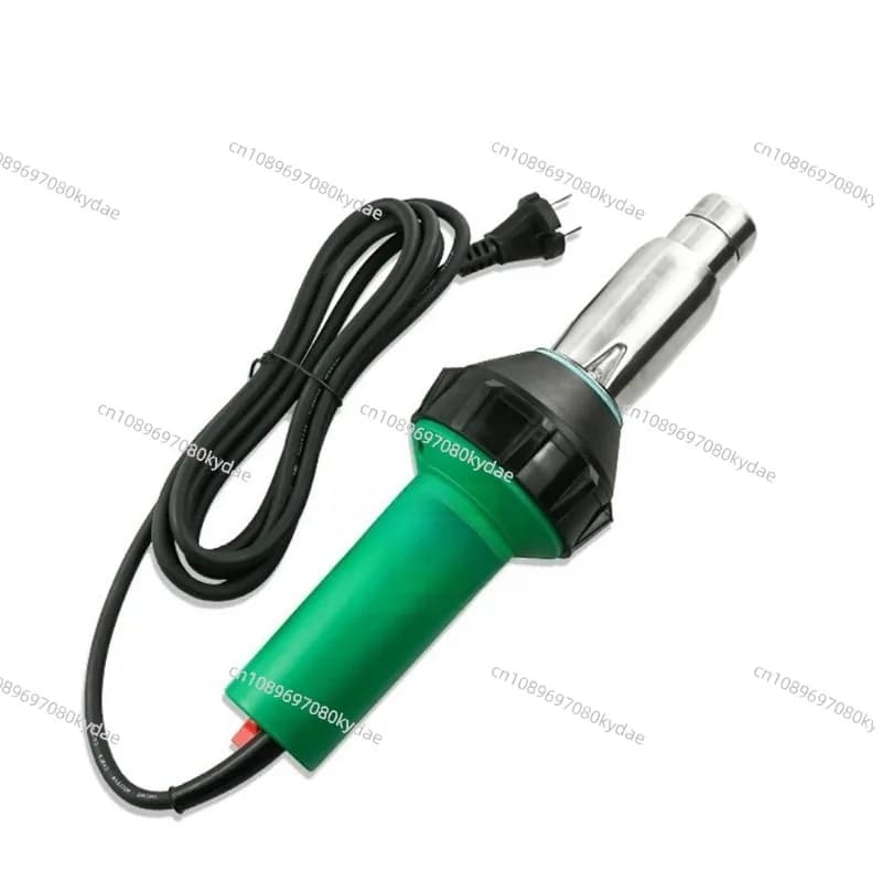 Saldatrice per plastica HLTE-D16 1600W, pistola termica ad aria calda per la saldatura di tubi in PP/PE/PVC, fogli di plastica, pavimenti in vinile, geomembrane