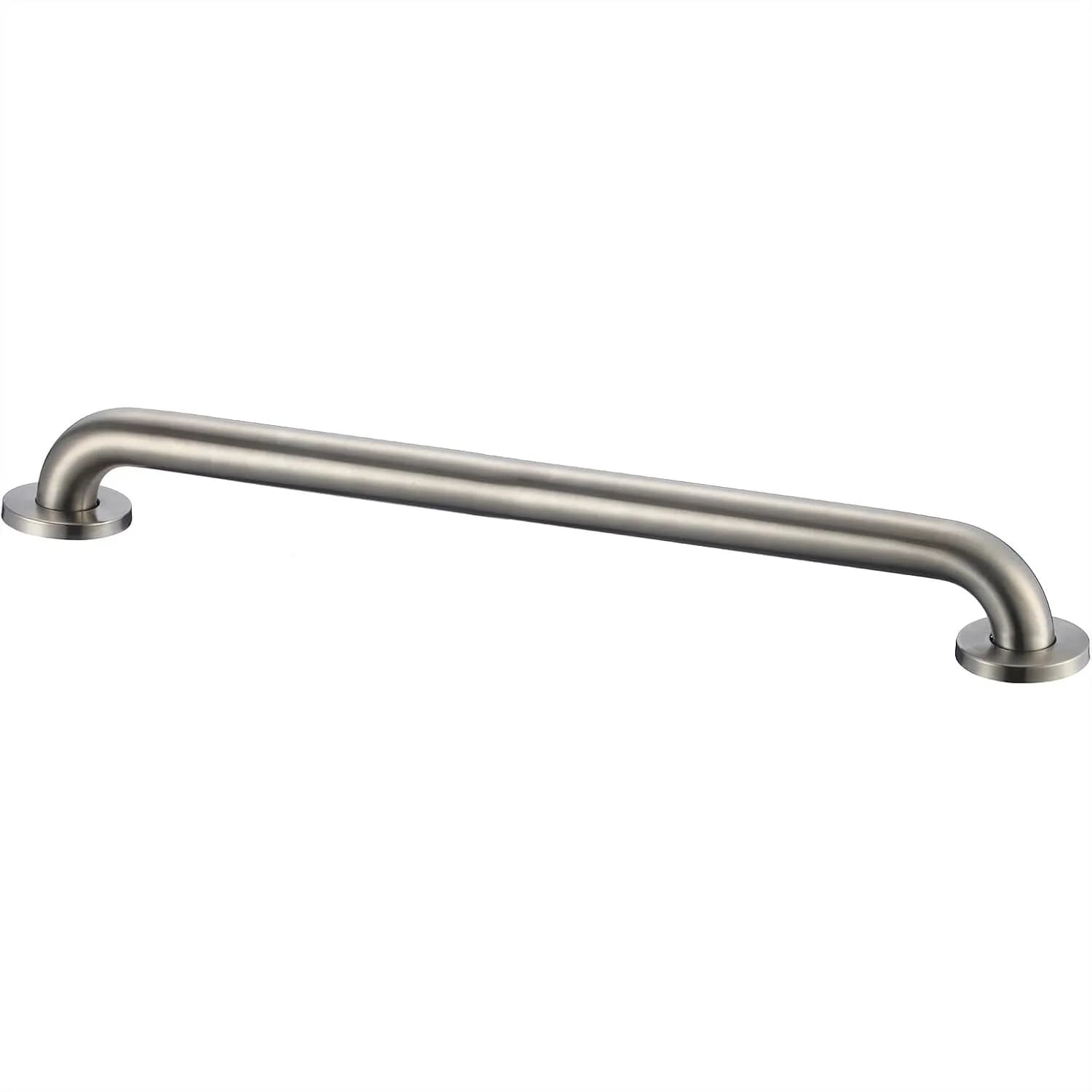24-Inch Grab Bar with Concealed Flanges for Bathroom Safety, 1.5" Diameter, Brushed Stainless Steel, 500 lbs Support