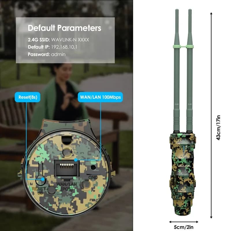 Access Point WiFi AC1200 per Esterni Affidabile, IP67 e PoE per Facile Installazione, Router/Ripetitore All-in-One con Portata di 200m per Giardino