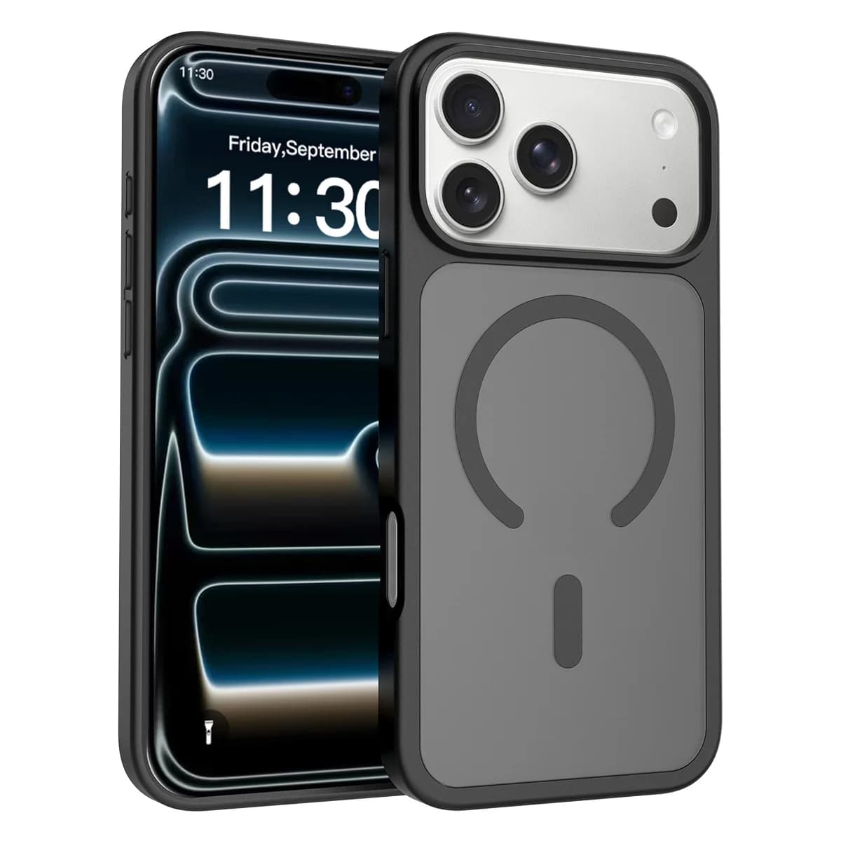 Custodia Magnetica Opaca per MagSafe iPhone 17 Pro Max Air 17E 16E 16 E Plus 15 14 13 12 17Pro, Cover Anti-Impronta MagSafe