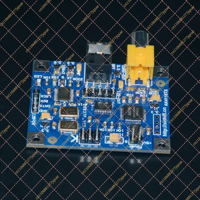 AK4118 Digital Receiver Board, Coaxial/Optical to I2S Output (24bit/192kHz) for Raspberry Pi 2B/3B/4B