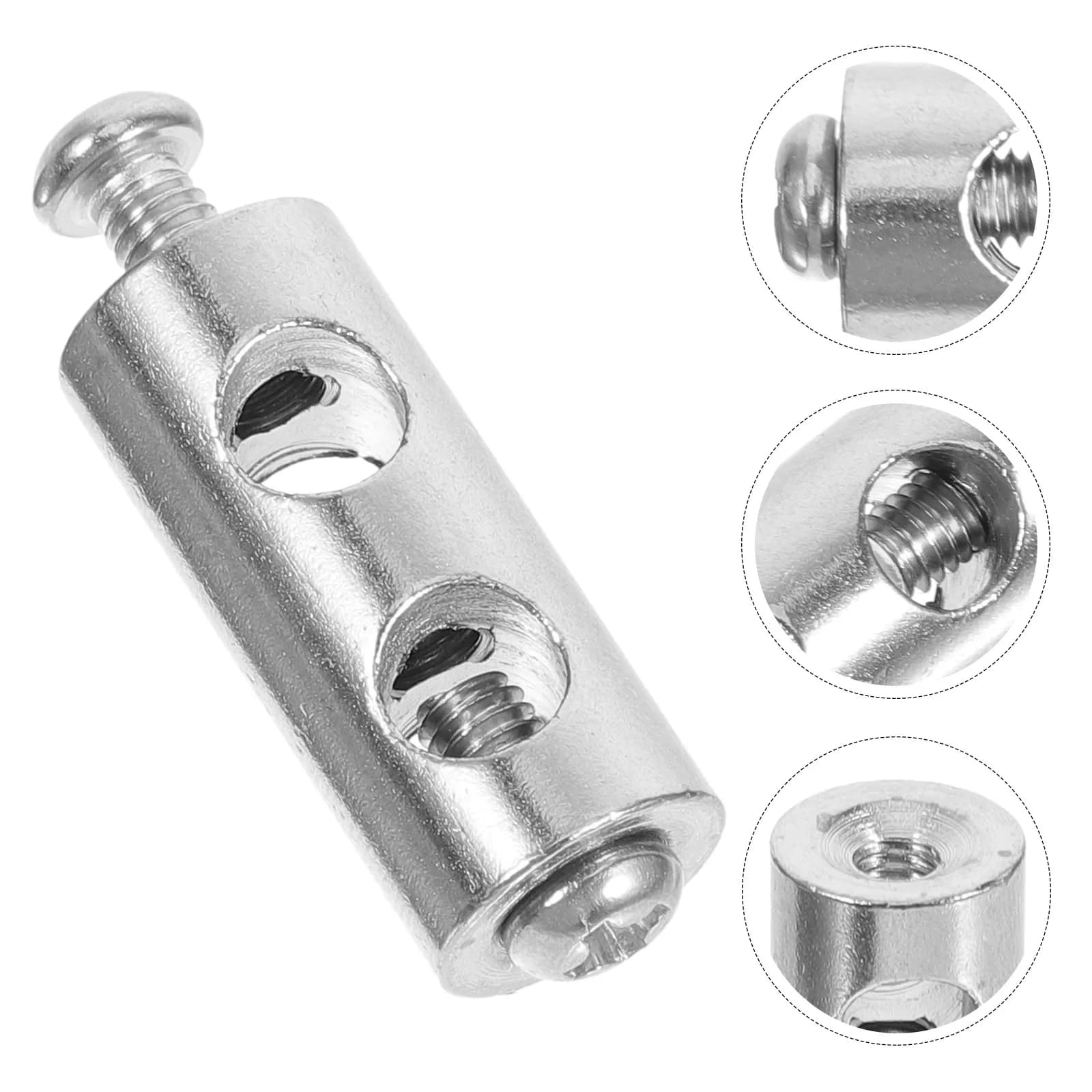 Stainless Steel Wire Rope Clamp Double Hole Heavy Duty Cable Clip for Suspended Ceiling Chandelier Construction Marine Deck