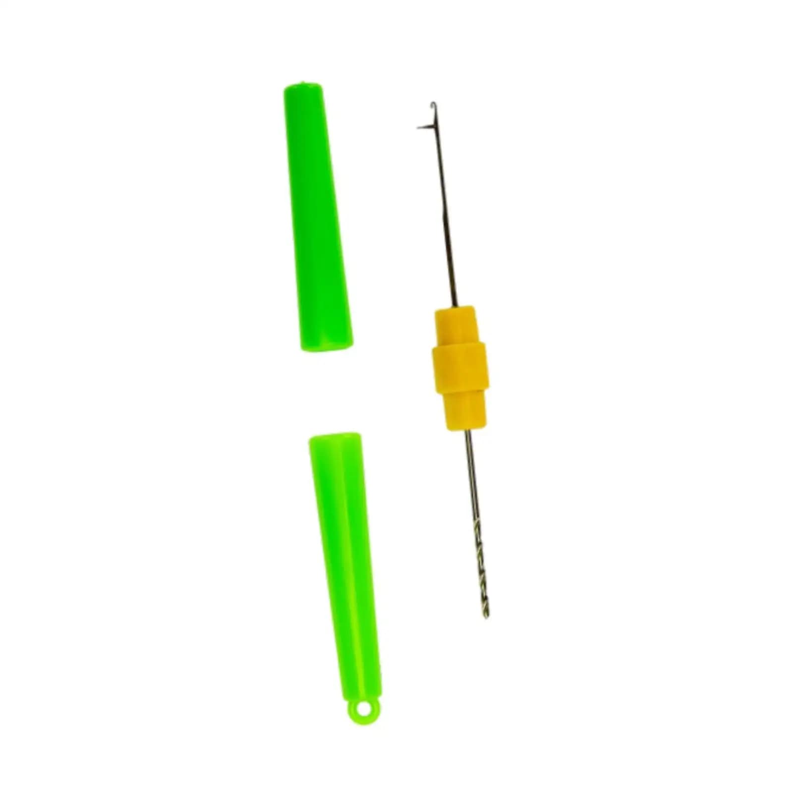 Carp Fishing Knot Tying Pen Hand Polished Needle Threader Tool for Jig Hooks and Fishing Nets