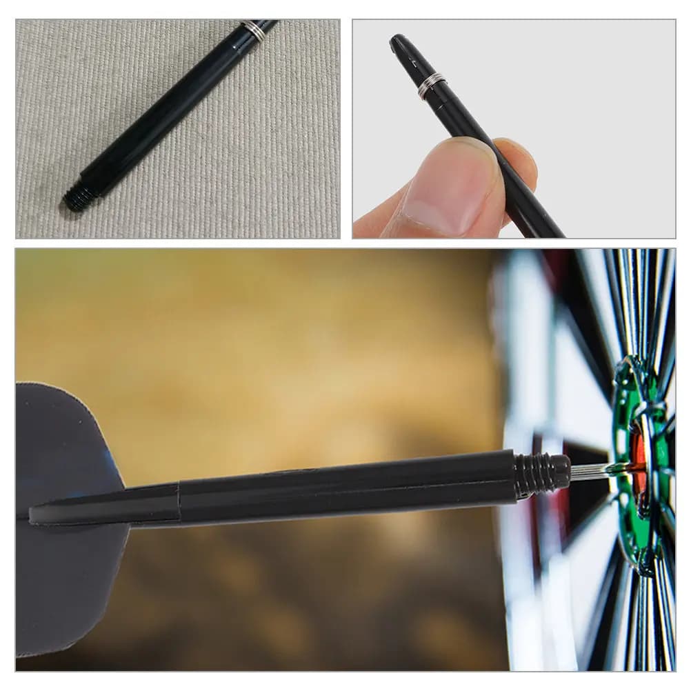 100 Pezzi Aste per Freccette in Nylon Filettate, Ricambio Professionale per Punte in Acciaio, per Gioco Interno ed Esterno, con Traiettoria di Volo Ottimizzata