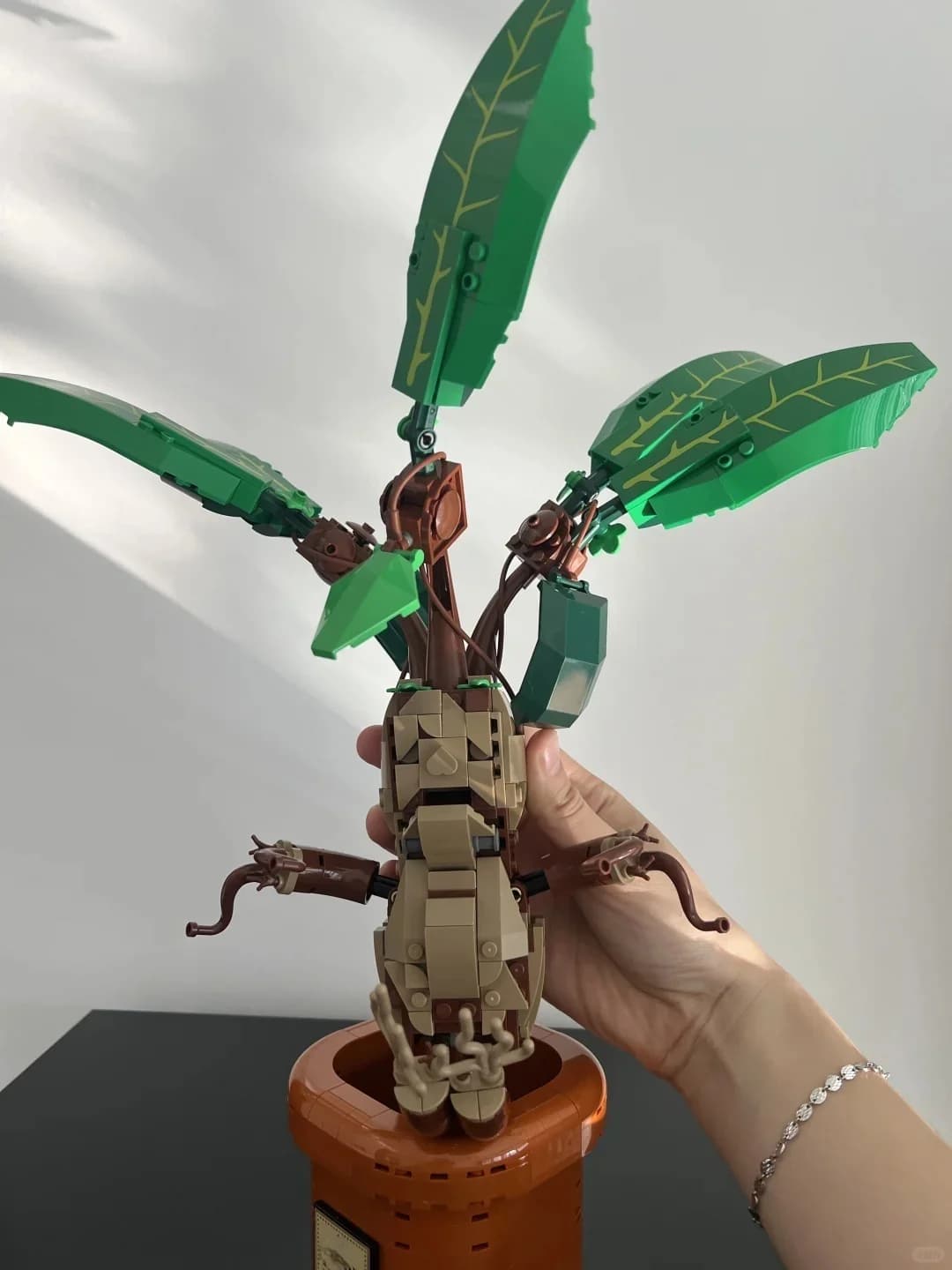 New MOC Green Potted Plant Model, Home Decor Ornament, Holiday & Birthday Gift