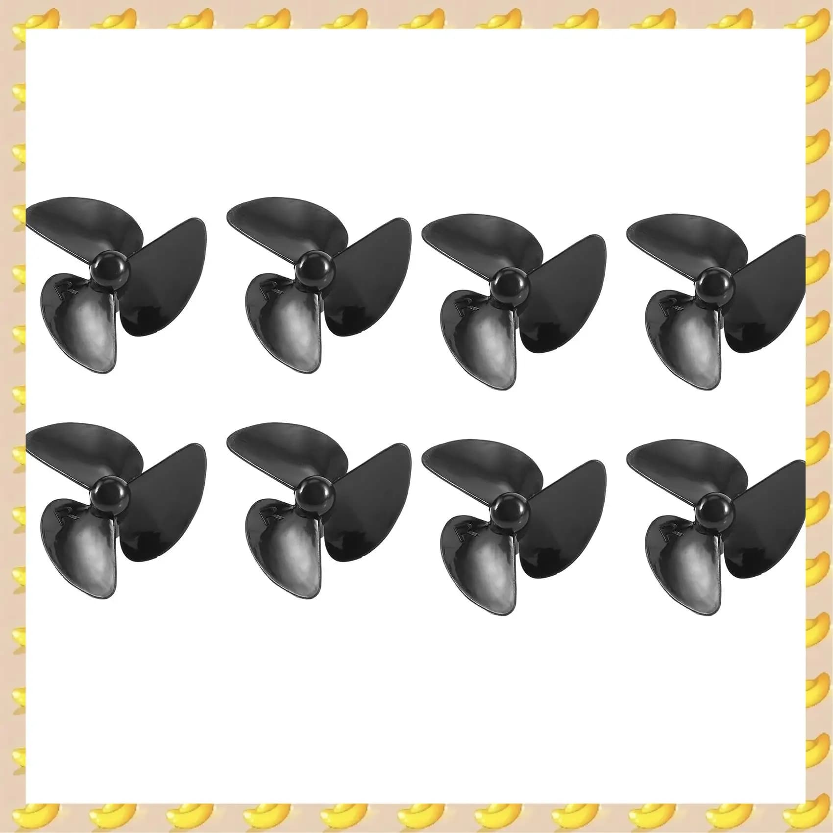 Set di eliche A45U per Flytec 2011-5 Attrezzo da pesca Bait Boat Fish Finder Parte di nave Elica positiva e inversa, 8 pezzi